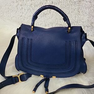 Chloe Navy Blue Crossbody Bag